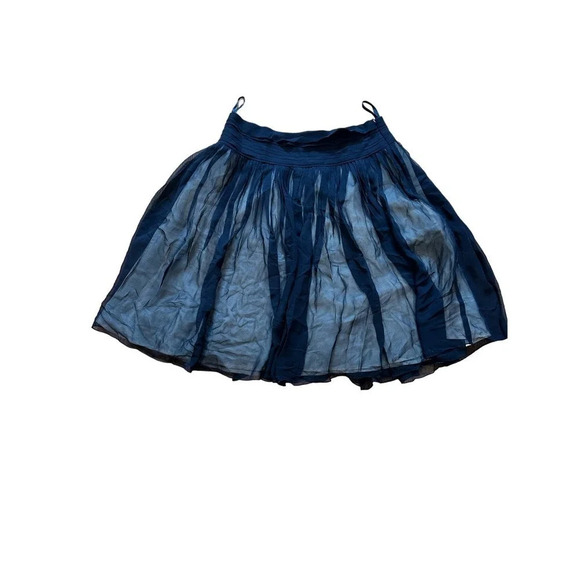 Banana Republic Dresses & Skirts - Banana Republic Black & Tan Semi Sheer Circle Skirt